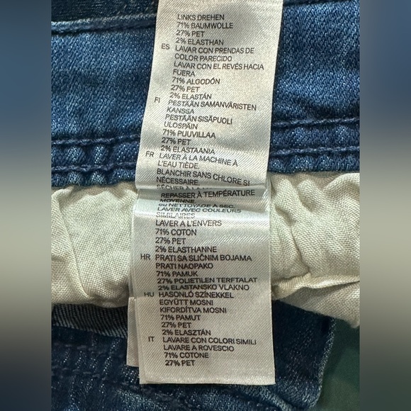 NWT H&M Fit SQIN Skinny Jeans Low Waist Zippered Ankle, Sz 27 - Picture 15 of 16